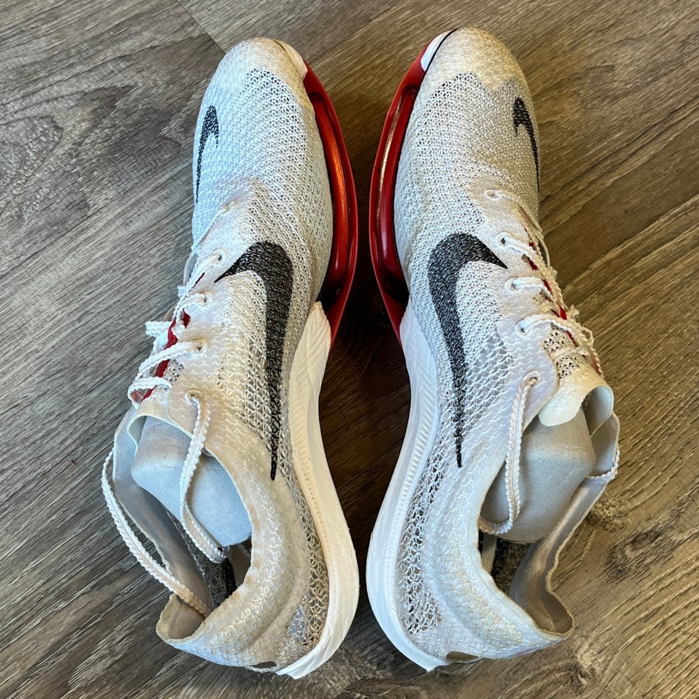 Nike Air Zoom Victory More Uptempo Mens Track Spikes White Red DN6947-111 Sz 10 - Picture 3 of 10